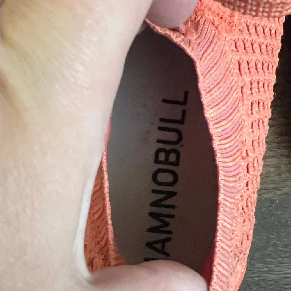 Men’s Nobull Orange Diamond Knit Shoes